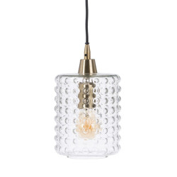 Ceiling Light Crystal Metal 16 x 16 x 28 cm