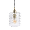 Ceiling Light Crystal Metal 16 x 16 x 28 cm