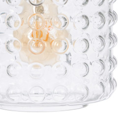 Ceiling Light Crystal Metal 16 x 16 x 28 cm