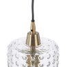 Ceiling Light Crystal Metal 16 x 16 x 28 cm