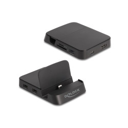 Dock/Charging base DELOCK 88018 Black