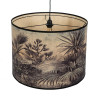 Ceiling Light Bamboo Iron Landscape 220-240 V 55 x 55 x 42 cm