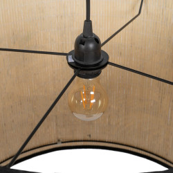 Ceiling Light Bamboo Iron Landscape 220-240 V 55 x 55 x 42 cm