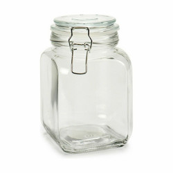 Jar Hermetically sealed Silver Aluminium 1,2 L 11 x 17 x 11 cm (24 Units)