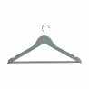 Set of Clothes Hangers Grey Wood (24 Units)