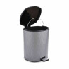 Pedal bin Dark grey Plastic 6 L (6 Units)