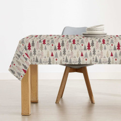 Stain-proof resined tablecloth Belum Merry Christmas 200 x 180 cm