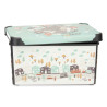 Storage Box with Lid Children's Road Plastic 10 L 23 x 16,5 x 35 cm (12 Units)