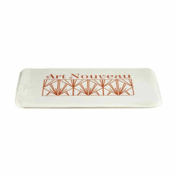 Bath rug Art Nouveau White Bronze 40 x 1,5 x 60 cm (12 Units)