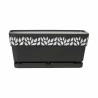 Self-watering planter Stefanplast Cloe Anthracite Plastic 13,3 x 12,3 x 29,3 cm (12 Units)