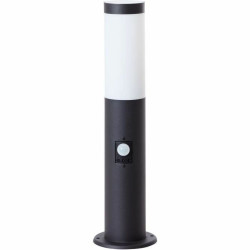 LED bollard light Brilliant Dody Movement Sensor Metal Black 10 W