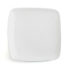 Flat plate Ariane Vital Squared Ceramic White (30 x 22 cm) (6 Units)