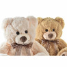 Teddy Bear DKD Home Decor Lasso 35 x 30 x 41 cm Beige Brown Children's Bear (2 Units)