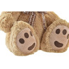 Teddy Bear DKD Home Decor Lasso 35 x 30 x 41 cm Beige Brown Children's Bear (2 Units)