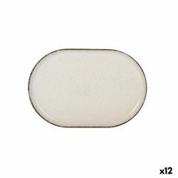 Snack tray La Mediterránea Anllo Oval 30 x 20 x 2,5 cm (12 Units)