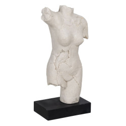 Decorative Figure Black Cream 21 x 12 x 43,3 cm