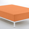 Fitted sheet Alexandra House Living Orange 135/140 x 200 cm