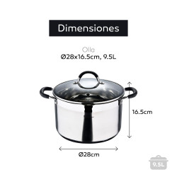 Slow Cooker Masterpro bgmp-1506 ø 28 cm (9,5 L)