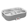 Electric Lunch Box N'oveen LB640 Dark grey Stainless steel 24 x 11 x 18,5 cm