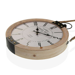 Wall Clock Grand Hotel Versa BL MDF Wood (40 x 6,5 x 47 cm)