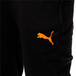 Children's Tracksuit Bottoms Puma Valencia CF Black Unisex