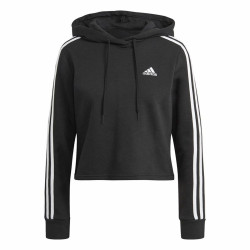 Women’s Hoodie Adidas Essentials 3 Stripes Black