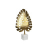 Decorative Figure DKD Home Decor 28 x 7,5 x 47 cm Golden White Tropical Leaf of a plant