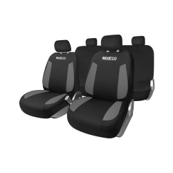 Car Seat Covers Sparco Strada Black/Grey