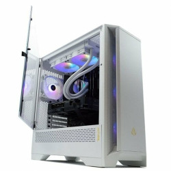 ATX Semi-tower Box Forgeon Mithril White