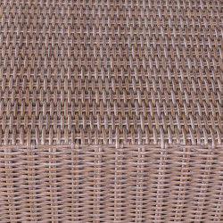 Sun-lounger Patsy Light brown Natural 200 x 70 x 41 cm