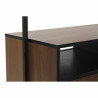 Hall Table with 2 Drawers DKD Home Decor Brown Black Multicolour Metal Mango wood Mirror 135 x 47 x 175 cm