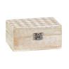 Decorative box 23 x 18 x 12 cm Mango wood (3 Pieces)