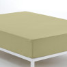 Fitted bottom sheet Alexandra House Living Beige Camel 180 x 200 cm