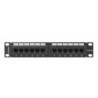 12-port UTP Category 5e Patch Panel Lanberg PPU5-9012-B