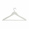 Set of Clothes Hangers White Wood 44 x 23,5 x 1,2 cm (24 Units)