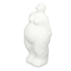 Decorative Figure White Dolomite 14 x 34 x 12 cm (6 Units) Lady Standing