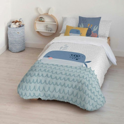 Nordic cover Kids&Cotton Malu Big Blue 180 x 240 cm