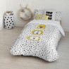 Nordic cover Kids&Cotton Dakari Big White Black 180 x 240 cm