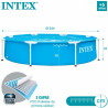 Detachable Pool Intex 28205NP 244 x 51 x 244 cm 1828 L