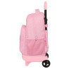 School Rucksack with Wheels Glow Lab Sweet home Pink 33 X 45 X 22 cm