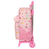 School Rucksack with Wheels Disney Princess Summer adventures Pink 33 x 42 x 14 cm