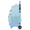 School Rucksack with Wheels Glow Lab Cisnes Blue 33 X 45 X 22 cm