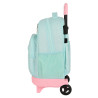 School Rucksack with Wheels BlackFit8 Enjoy Green 33 X 45 X 22 cm