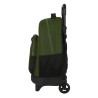 School Rucksack with Wheels Safta Dark forest Black Green 33 X 45 X 22 cm