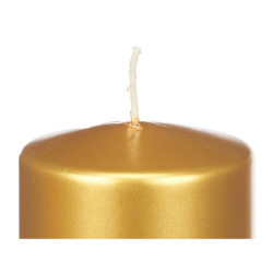 Candle Golden 9 x 15 x 9 cm (12 Units)