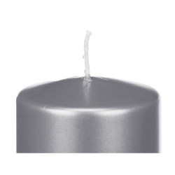 Candle Silver 9 x 15 x 9 cm (12 Units)