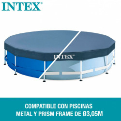 Swimming Pool Cover Intex 28030 METAL FRAME 305 x 25 x 305 cm