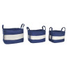 Basket set DKD Home Decor Jute (35 x 25 x 34 cm)