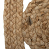 Carpet 120 x 120 x 1 cm Natural Jute