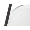 Wall mirror White Black Crystal Polyskin 43 x 65 x 3 cm (4 Units)